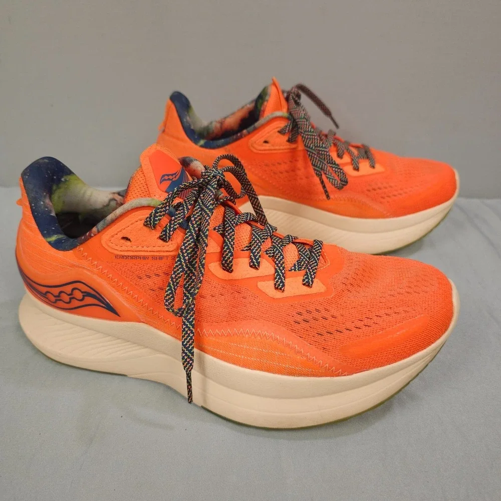 Saucony Endorphin Shift 2 Shoes Women Size 9.5 Orange Running Sneaker
